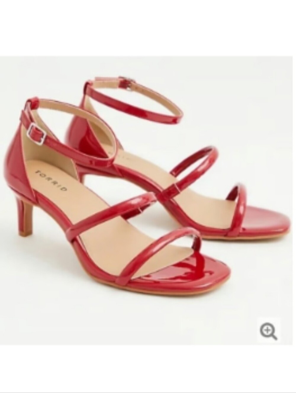 torrid | Red Patent Set Back Heel - Picture 2 of 3
